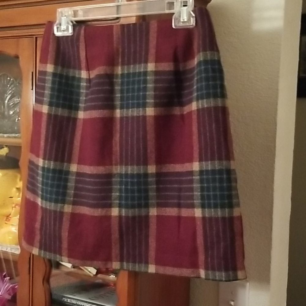 Multi colored mini skirt